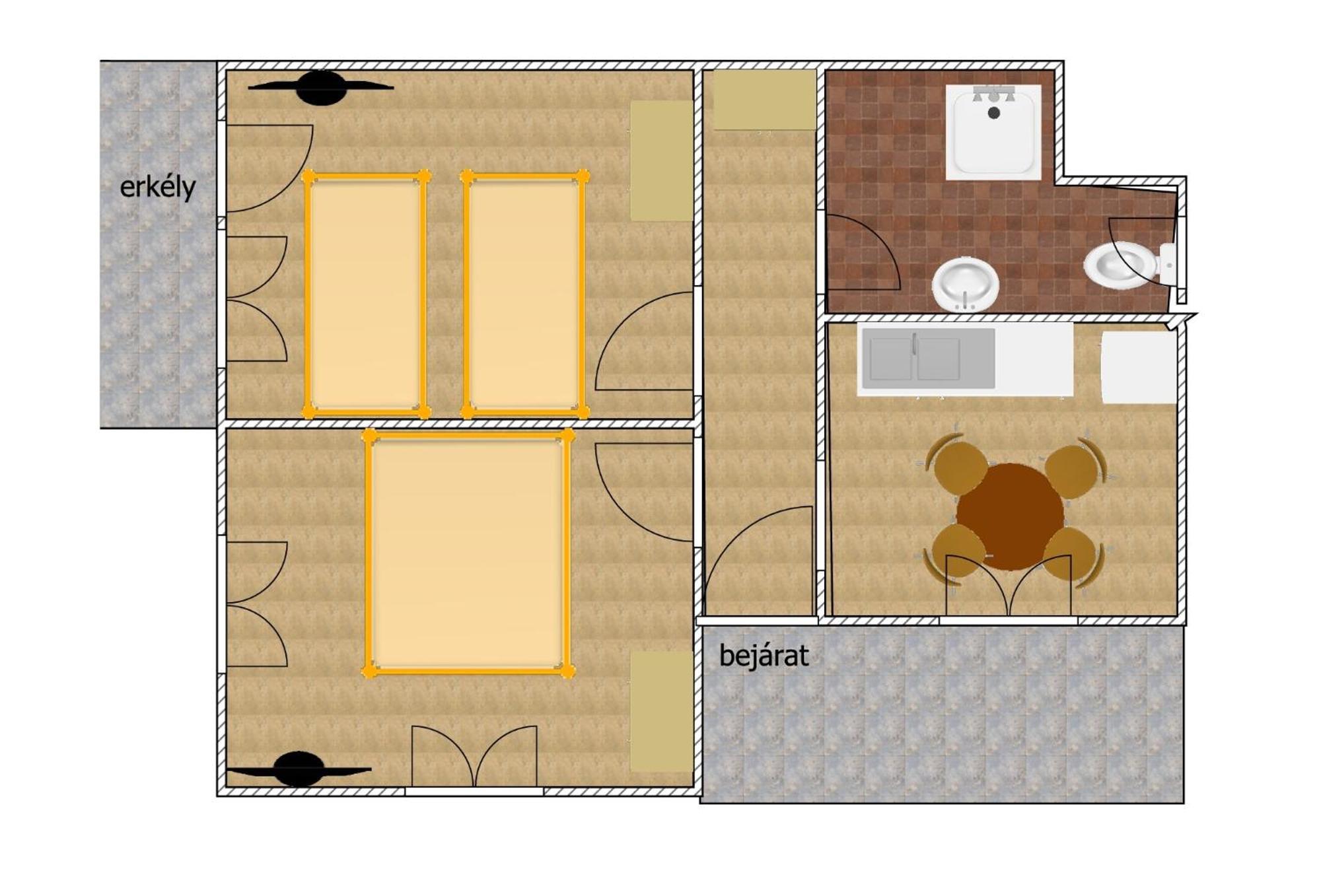 Katalin Apartmanhaz Miskolc Exteriör bild